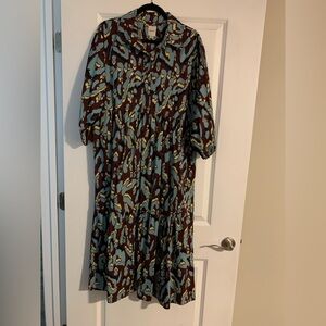 The Bettina Tiered Shirt Dress by Maeve